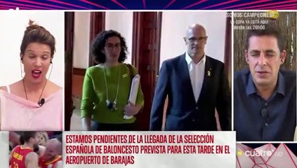 Naranjo se cansa de las soflamas independentistas de Talegón: "Puigdemont, los suyos y tú sois solo una panda de pijos"