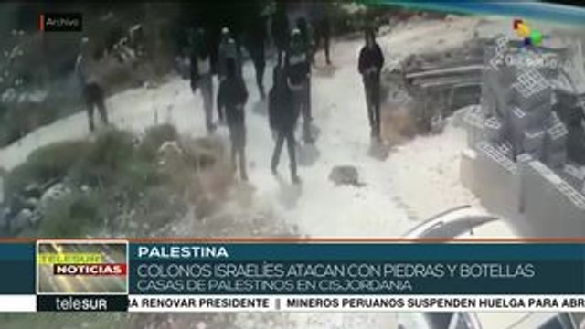 Atacan colonos israelíes a palestinos en sus casas