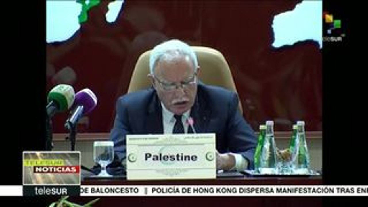 Convoca a la unidad canciller palestino para frenar abusos israelíes