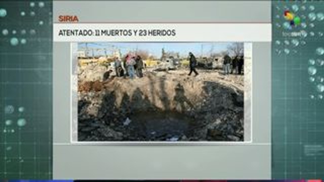 Siria: atentado en Alepo deja 11 muertos y 23 heridos