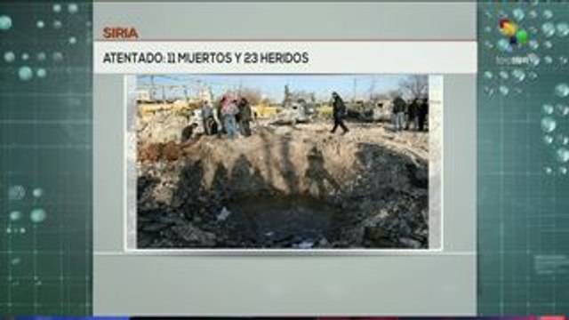 Siria: atentado en Alepo deja 11 muertos y 23 heridos