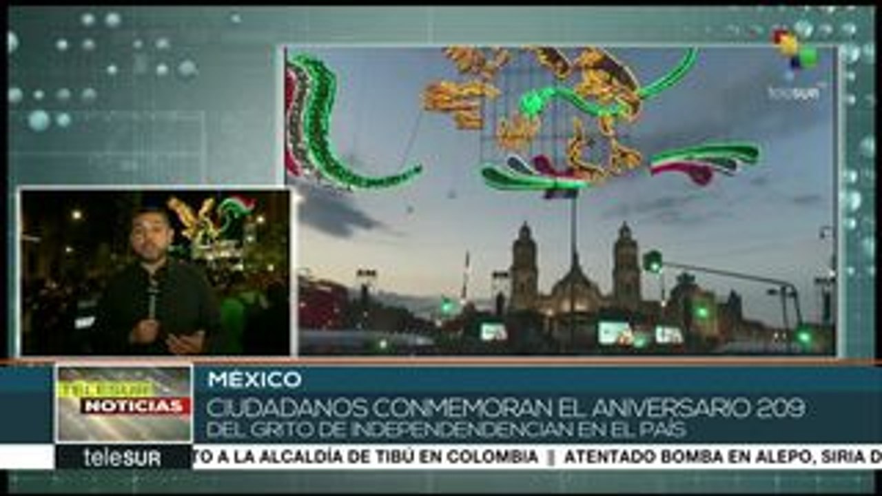 teleSUR Noticias: México: 209 Aniversario de la gesta independentista
