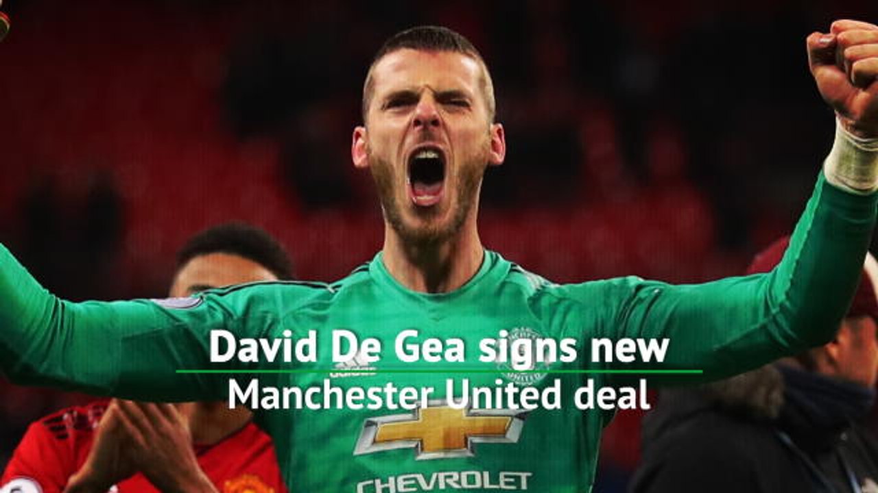 BREAKING NEWS: David De Gea signs new Man Unite...