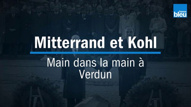 Mitterrand - Kohl : main dans la main à Verdun