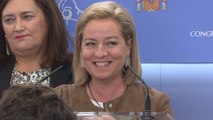 Ana Oramas (Coalición Canaria), en rueda de prensa