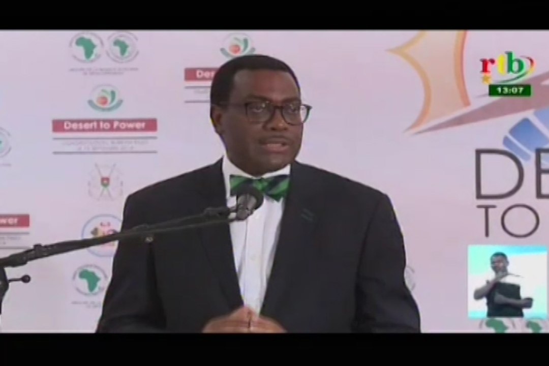 RTB/Lancement de l'initiative Desert to power par la BAD pour l’exploitation de l’énergie solaire pour le développement des pays du G5 Sahel à Ouagadougou