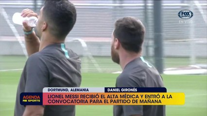 Agenda FS: Messi, dentro de la convocatoria para la Champions