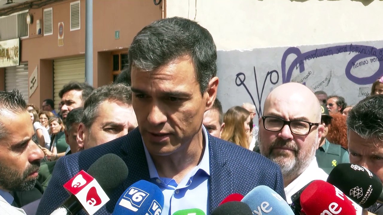 Pedro Sánchez acude a las zonas más afectadas por la DANA