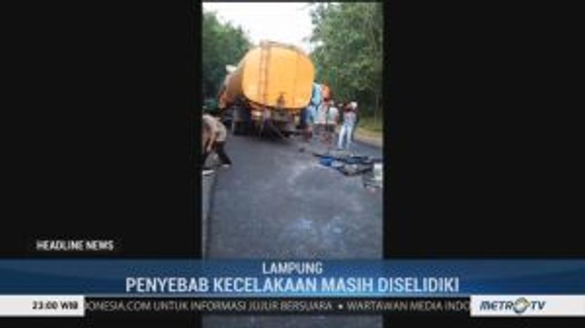 Tabrakan Bus dan Truk Tangki di Jalinsum, 8 Orang Tewas