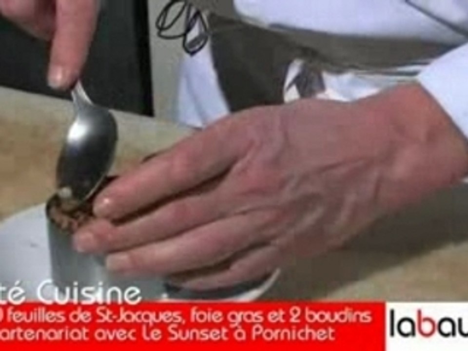 1000 feuilles de Saint Jacques aux 2 boudins