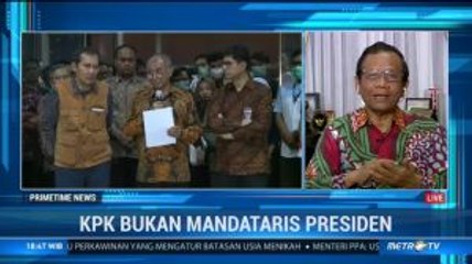 Mahfud MD: Perkara Korupsi Terlantar, Pimpinan KPK yang Mundur Bisa Dipidana