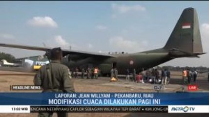 Modifikasi Cuaca untuk Setop Kebakaran Hutan Riau