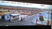 Suriye çobanbey hastanesi yakınındaki bombalı saldırı kamerada