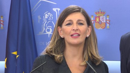 Diputada de Galicia en Común, Yolanda Díaz