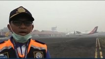 Kabut Asap Pekat Ganggu Penerbangan di Ketapang