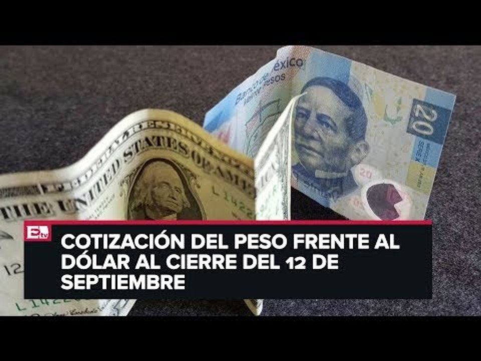 Así cerró el peso frente al dólar