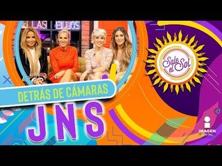 ¡JNS detrás de cámaras en su visita al foro de Sale el Sol!