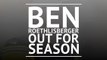 BREAKING NEWS: Ben Roethlisberger out for season