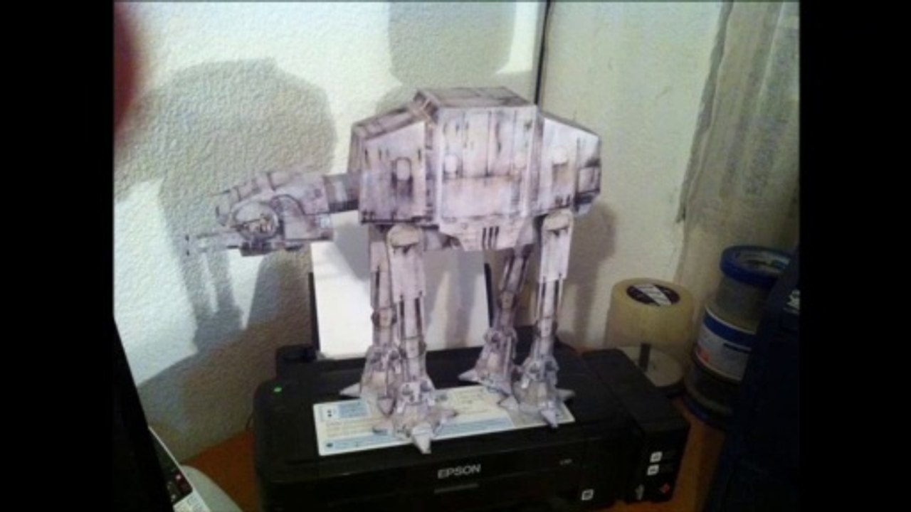 AT-AT 35 cm Papercraft Gratis
