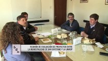Reunión de evaluación de proyecto entre la municipalidad de San Cayetano y la UNMdP