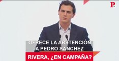 Rivera ofrece la abstención a Pedro Sánchez