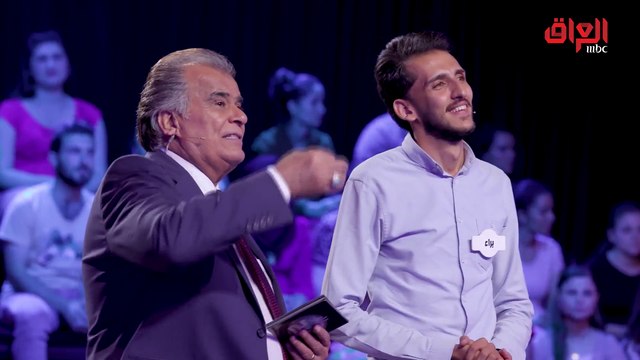 جواد الشكرجي يمازح متسابق ويقيس له نبضات قلبه في المرحلة الحاسمة