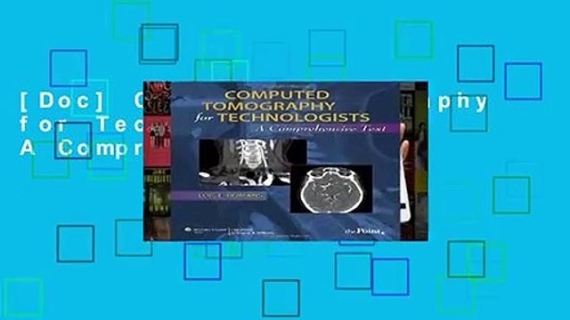 [Doc] Computed Tomography for Technologists: A Comprehensive Text