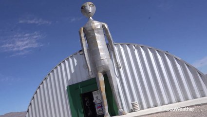 AccuWeather's Jonathan Petramala pays a visit to top-secret Air Force base