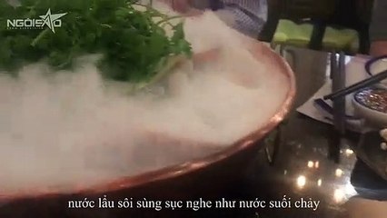Khói tràn nồi lẩu vây thực khách