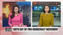 Hong Kong pro-democracy movements mark 100th day