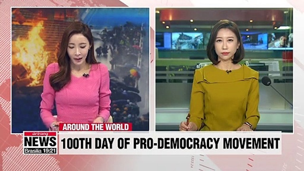 Hong Kong pro-democracy movements mark 100th day