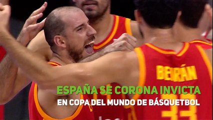 España se corona invicta en Copa del Mundo de Básquetbol