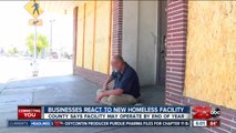 Bakersfield businesses react to new homeless facility