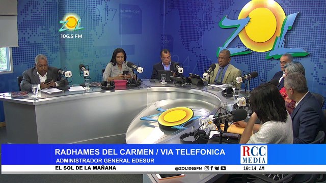 Radhames del Carmen Administrador de Edesur comenta tema de los apagones