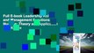 Full E-book Leadership Roles and Management Functions in Nursing: Theory and Application  For Kindle