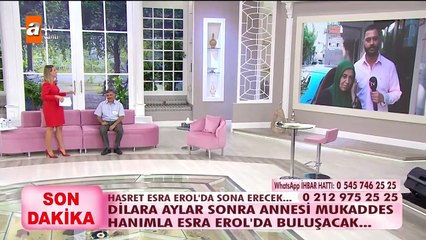 Esra Erol bir genç kızın hayatını kurtardı