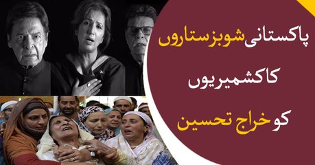 Pakistani celebrities pay  Tribute to Kashmiris
