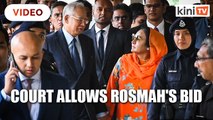 Rosmah's bid to appoint expert to inspect seized jewellery allowed