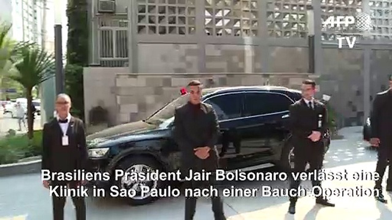 Bolsonaro verlässt Krankenhaus nach Bauch-Operation
