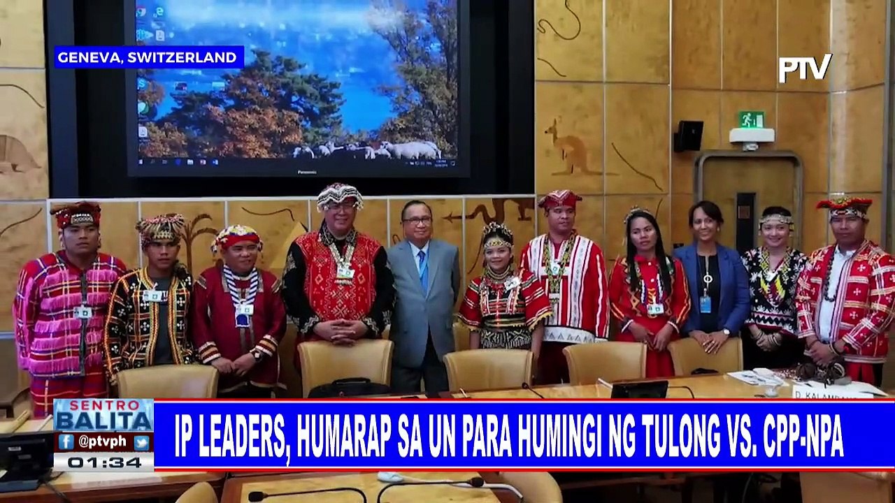 IP leaders, humarap sa UN para humingi ng tulong vs CPP-NPA