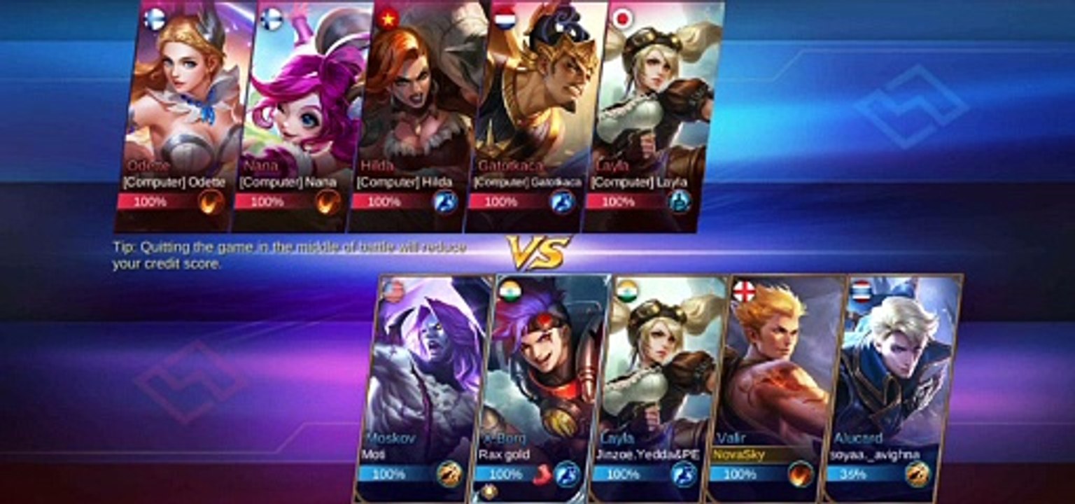 Mobile Legends Bang Bang Valir Gameplay