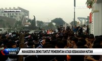 Kabut Asap Menggila, Mahasiswa Demo Tuntut Pemerintah Atasi Kebakaran Hutan