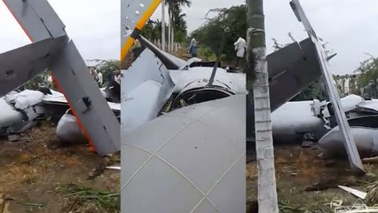 ವಿಮಾನ ಬಿದ್ದಿದ್ದು ನೋಡಿ ಗಾಬರಿಗೊಂಡ ರೈತ | Oneindia Kannada