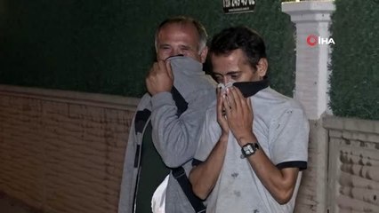 Bursa'da sızıntı mahalleyi sokağa döktü, AFAD ve polis alarma geçti