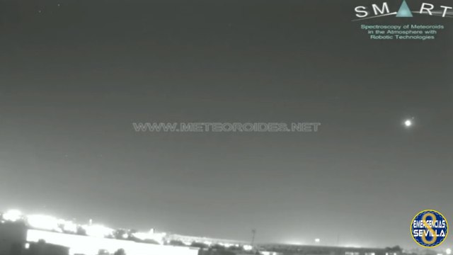 Una gran bola de fuego se ha podido avistar desde Andalucía
