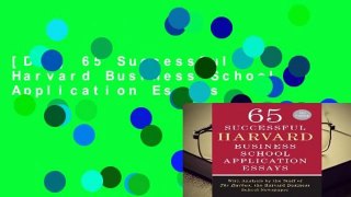 [Doc] 65 Successful Harvard Business School Application Essays