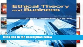 [FREE] Ethical Theory and Business