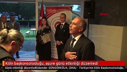 Köln başkonsolosluğu, aşure günü etkinliği düzenledi
