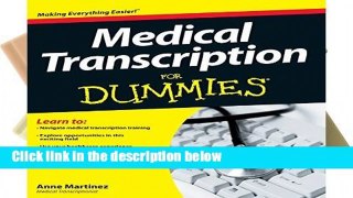 [FREE] Medical Transcription For Dummies