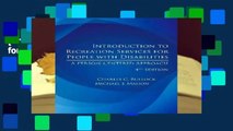 [Doc] Introduction to Recreation Services for People With Disabilities, 4th Ed.